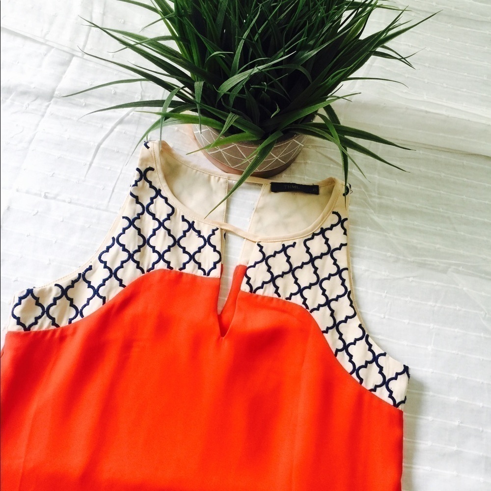 TMHL shift red dress